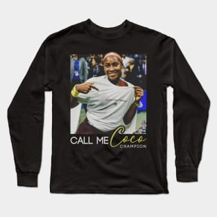 call me coco champion tennis player Long Sleeve T-Shirt